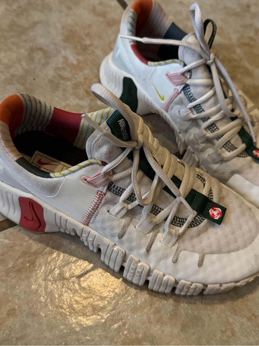 Nike Free Metcon 5 "All Petals United" White Rose Sneakers